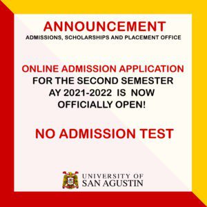 Advisory Admission Second Sem 2021 2022