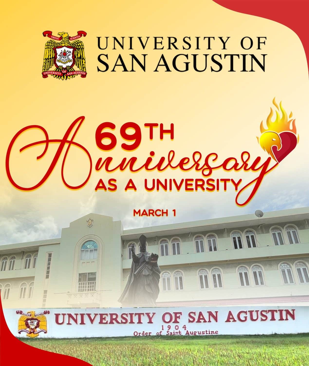 University of San Agustin 69th Anniversary UNIVERSITY OF SAN AGUSTIN