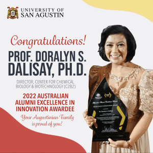 Dr. Doralyn Dalisay receives 2022 Australian Alumni Excellence in Innovation Award