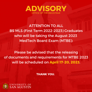 Releasing of Documents and Requirements for Med Tech Board Exam 2023 ...