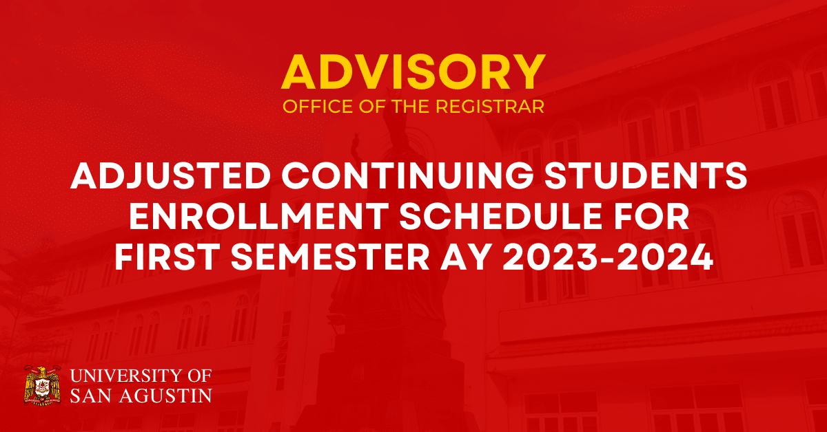 Advisory from OTR: Adjusted Continuing Students Enrollment Schedule for ...