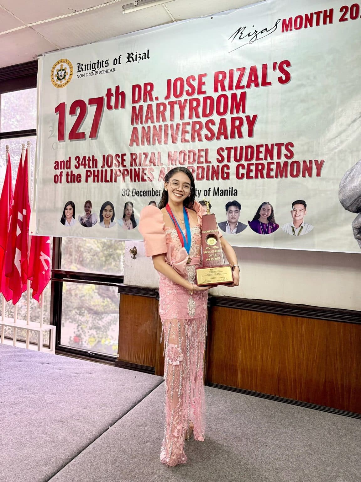 Jose Rizal Model Arki Student Receives Outstanding Jose Rizal Model Student of the ...