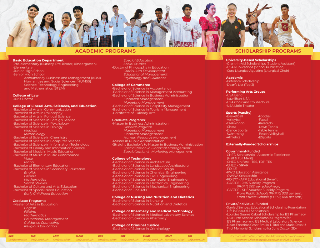 University of San Agustin - Brochure