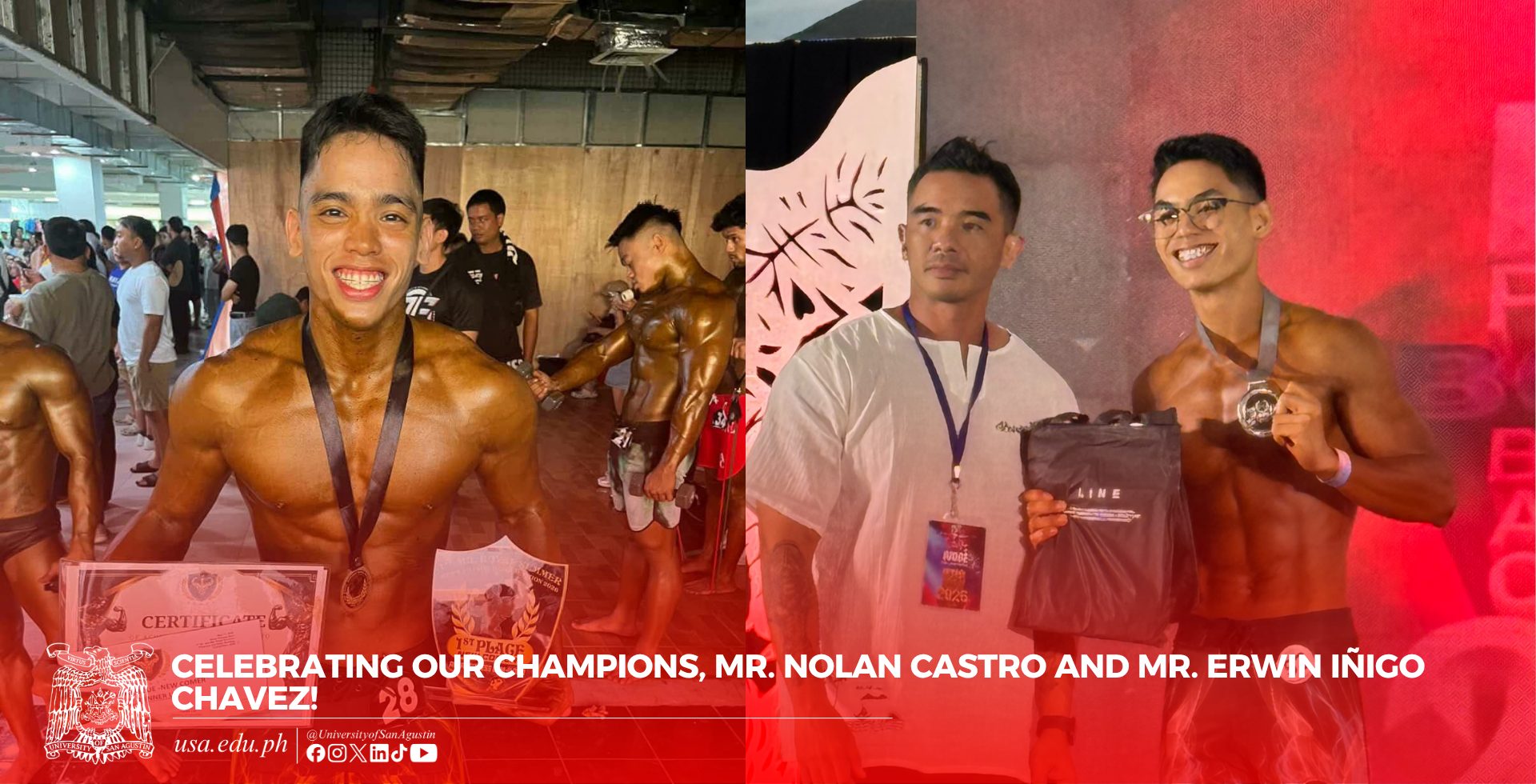 Celebrating Our Champions, Mr. Nolan Castro and Mr. Erwin Iñigo Chavez ...